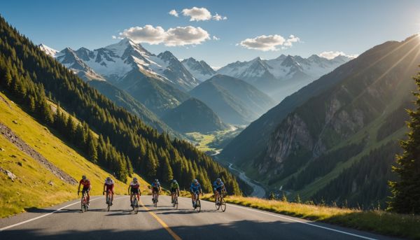 Itinéraires vélo internationaux paysages grandioses
