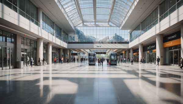 Transports et accès faciles pour venir ici