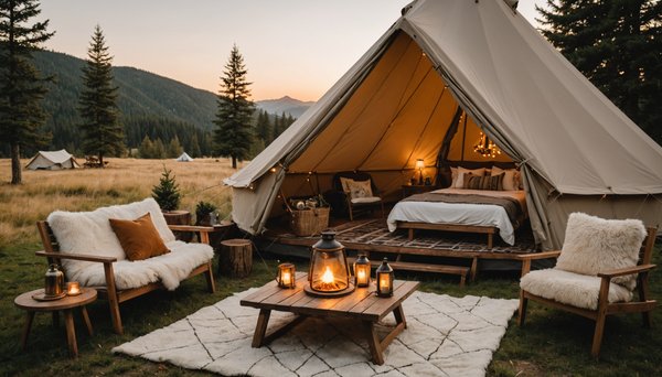 Glamping signification et differences avec camping traditionnel